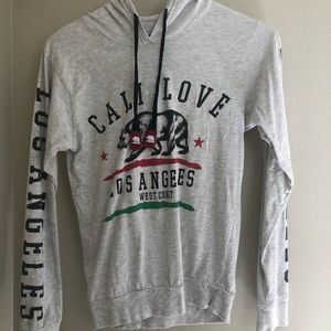 cali love tight fit hoodie